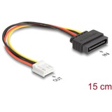 DeLOCK Strømadapterkabel SATA 15-pin stik > 1x Floppy 4-pin fatning 