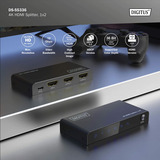 Digitus 4K HDMI Splitter, 1x2 Sort