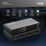 Digitus 4K HDMI Splitter, 1x2 Sort