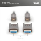Digitus AK-330127-150-S, Kabel Sort