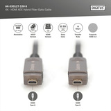Digitus AK-330127-150-S, Kabel Sort