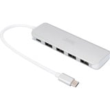 Digitus DA-70242-1, USB hub Sølv