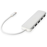 Digitus DA-70242-1, USB hub Sølv