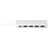 Digitus DA-70242-1, USB hub Sølv