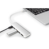 Digitus DA-70242-1, USB hub Sølv
