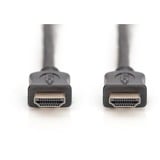 Digitus HDMI High Speed kabel med Ethernet, type A Sort
