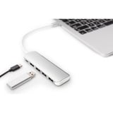 Digitus USB hub Sølv