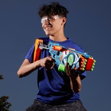Hasbro Elite 2.0 Flipshots Flip-16, NERF gun Blå-grå/Orange, Legetøjs sprængningstekniker, 8 År, 714 g