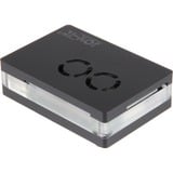 Joy-IT RB-CASEP4+03B til Raspberry Pi 4 B, Boliger Sort/gennemsigtig