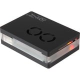 Joy-IT RB-CASEP4+03B til Raspberry Pi 4 B, Boliger Sort/gennemsigtig