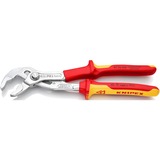 KNIPEX 87 26 250 tang Tunge-og-spids tang, Rør, vand pumpe tang Rød/Gul, Tunge-og-spids tang, 5 cm, 4,6 cm, Krom-vanadium-stål, Rød/Gul, 25 cm