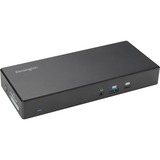 Kensington SD4781P EQ USB-C og USB-A Dual 4K-dockingstation, Docking station Sort, Ledningsført, USB 3.2 Gen 2 (3.1 Gen 2) Type-C, 100 W, 3,5 mm, 10,100,1000 Mbit/s, Sort