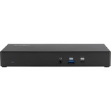 Kensington SD4781P EQ USB-C og USB-A Dual 4K-dockingstation, Docking station Sort, Ledningsført, USB 3.2 Gen 2 (3.1 Gen 2) Type-C, 100 W, 3,5 mm, 10,100,1000 Mbit/s, Sort