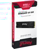 Kingston 8T FURY RENEGADE G5 M.2 2280 NVMe SSD, Solid state-drev Sort, 8 TB, M.2, 14800 MB/s