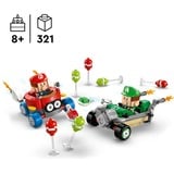 LEGO Super Mario Mario Kart™ – Baby Mario mod Baby Luigi, Bygge legetøj Byggesæt, 8 År, Plast, 321 stk, 387 g