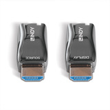 Lindy Fiberoptisk HDMI 4K dongle extender, HDMI-udvidelse forlænger 