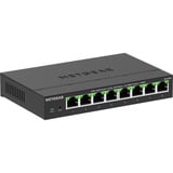 Netgear MS308E Ikke administreret 2.5G Ethernet (100/1000/2500) Sort, Switch Sort, Ikke administreret, 2.5G Ethernet (100/1000/2500), Fuld duplex, Kan monteres på væggen