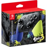 Nintendo Pro Controller Splatoon 3 Edition Flerfarvet Bluetooth Gamepad Analog/digital Nintendo Switch Blå/neon gul, Gamepad, Nintendo Switch, D-måtte, Hjemknap, Analog/digital, Trådløs, Bluetooth