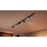 Philips Hue Perifo aflangt lysskinnesæt til loftsmontering (4 spots), Lampe Sort, Philips Hue White and Color ambiance Perifo aflangt lysskinnesæt til loftsmontering (4 spots), Intelligent lysspot, Bluetooth, Sort, Integreret LED, Metal, Syntetisk, Ikke-udskiftelig pære(r)