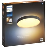 Philips Hue White Ambiance Enrave loftlampe XL, LED lys Sort