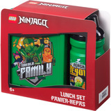 Room Copenhagen LEGO Madkassesæt Ninjago Green, Lunch-Box Sort/Grøn