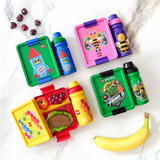 Room Copenhagen LEGO Madkassesæt Ninjago Green, Lunch-Box Sort/Grøn