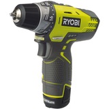 Ryobi Batteri kompakt skruetrækker R12DD-220S, 12Volt, Bore-/ skruemaskine Grøn/Sort