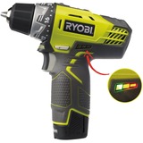 Ryobi Batteri kompakt skruetrækker R12DD-220S, 12Volt, Bore-/ skruemaskine Grøn/Sort