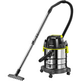 Ryobi R18WDV-0 18 V ONE+, Våd / tør støvsuger Sort/rustfrit stål