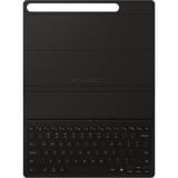 Samsung EF-DX820 QWERTZ Tysk Pogo Pin Sort, Tastatur Sort, DE-layout, QWERTZ, Tysk, Touchpad, Samsung, Galaxy Tab S10+, Galaxy Tab S9+, Galaxy Tab S9 FE+, Sort