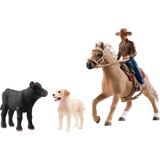 Schleich Farm World Western Riding Adventures, Spil figur 3 År, Flerfarvet