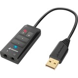 Sharkoon 4044951034215 lydkort 7.1 kanaler USB Sort, 7.1 kanaler, 93 dB, USB