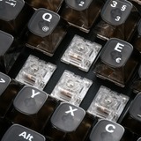 Sharkoon Crystal Shark, Gaming-tastatur Sort, DE-layout, KTT
