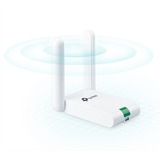 TP-Link TL-WN822N WLAN 300 Mbit/s, Wi-Fi-adapter Hvid, Trådløs, Mini-USB, WLAN, Wi-Fi 4 (802.11n), 300 Mbit/s, Hvid, Detail