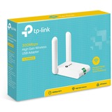 TP-Link TL-WN822N WLAN 300 Mbit/s, Wi-Fi-adapter Hvid, Trådløs, Mini-USB, WLAN, Wi-Fi 4 (802.11n), 300 Mbit/s, Hvid, Detail
