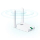 TP-Link TL-WN822N netværkskort WLAN 300 Mbit/s, Wi-Fi-adapter Hvid, Trådløs, Mini-USB, WLAN, Wi-Fi 4 (802.11n), 300 Mbit/s, Hvid, Detail