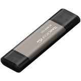 Team Group X2 MAX 1 TB, USB-stik Titanium/Sort