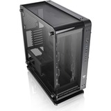 Thermaltake Core P6 Tempered Glass Mid Tower Midi Tower Sort, Bænk/Vis sag Sort, Midi Tower, PC, Sort, SPCC, Hærdet glas, Spil, Blå, Grøn, Rød