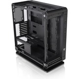 Thermaltake Core P6 Tempered Glass Mid Tower Midi Tower Sort, Bænk/Vis sag Sort, Midi Tower, PC, Sort, SPCC, Hærdet glas, Spil, Blå, Grøn, Rød