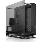 Thermaltake Core P6 Tempered Glass Mid Tower Midi Tower Sort, Bænk/Vis sag Sort, Midi Tower, PC, Sort, SPCC, Hærdet glas, Spil, Blå, Grøn, Rød