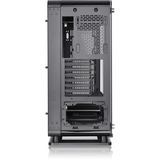 Thermaltake Core P6 Tempered Glass Mid Tower Midi Tower Sort, Bænk/Vis sag Sort, Midi Tower, PC, Sort, SPCC, Hærdet glas, Spil, Blå, Grøn, Rød