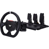 Thermaltake G6 Direct Drive Racing Wheel med pedal-sæt, Simulator set Sort