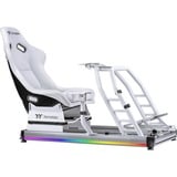 Thermaltake GR500 Snow Racing Simulator Cockpit, Sim Rig Hvid