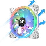 Thermaltake SWAFAN 12 RGB Radiator Fan TT Premium Edition White (3-Fan Pack), Sag fan Hvid