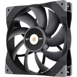 Thermaltake TOUGHFAN 14 Computerkabinet Ventilator 14 cm Sort 1 stk, Sag fan Sort, Ventilator, 14 cm, 500 rpm, 2000 rpm, 33,2 dB, 119,1 kubikfod/min.