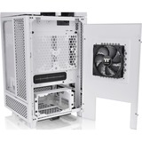 Thermaltake The Tower 100 Snow Mini Tower Hvid, Towerkabinet Hvid, Mini Tower, PC, Hvid, Mini-ITX, SPCC, Spil