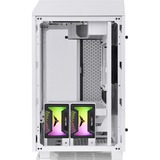 Thermaltake The Tower 100 Snow Mini Tower Hvid, Towerkabinet Hvid, Mini Tower, PC, Hvid, Mini-ITX, SPCC, Spil