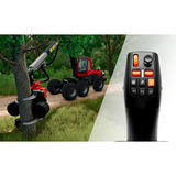Thrustmaster SimTask FarmStick P Stang til landbrugsmaskiner, Joystick Sort, Stang til landbrugsmaskiner, Sort, Grå, Thrustmaster T128, Thrustmaster T248, 185 mm, 190 mm, 230 mm
