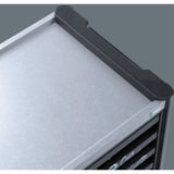 Wera 9705 Tool Rebel Værkstedsvogn Stainless 1, med udstyr, Værktøj Rulleborde værktøjsvogn Sort/Sølv