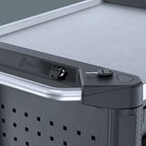 Wera 9705 Tool Rebel Værkstedsvogn Stainless 1, med udstyr, Værktøj Rulleborde værktøjsvogn Sort/Sølv
